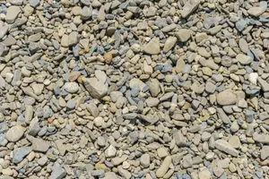 Close-up of mixed sand and gravel